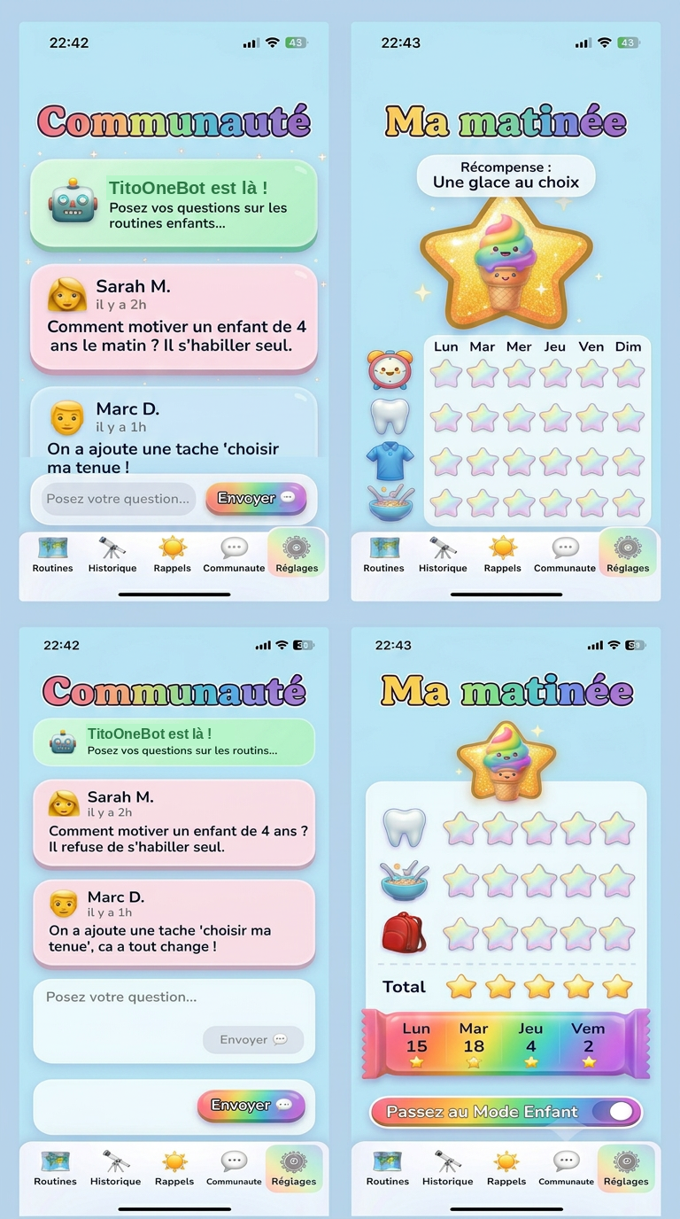 Une communauté de parents bienveillante